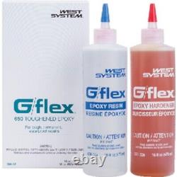 Système West Deux Bouteilles de 16 oz. d'époxy G/Flex Kit de 32 oz.