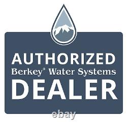 Système d'eau Berkey de voyage + 2 filtres Berkey PF-2 pour le fluor + bouteille Berkey Sport GRATUITE