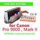 Système D'encre Cis Ciss Pour Les Cartouches D'encre Canon Pixma Pro 9000 & Mark Ii Cli-8