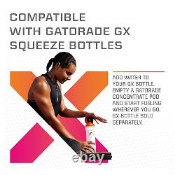 Système d'hydratation Gx, bouteilles Gx à pression antidérapantes ou concentré de boisson sportive Gx