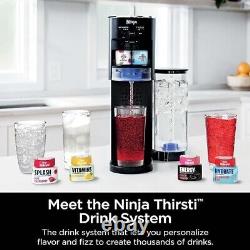 Système de boisson Ninja Thirsti complet Kit de personnalisation de boissons gazeuses et pétillantes