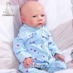 Système de boisson et d'urination 18.5 Reborn Baby Dolls Poupées garçons en silicone intégral platine US