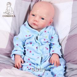 Système de boisson et d'urination 18.5 Reborn Baby Dolls Poupées garçons en silicone intégral platine US