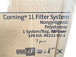 Système de bouteille de stockage de filtre à vide CORNING 1000mL 1L PS 0.45um 54.5cm2