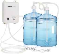 Système de distribution d'eau en bouteille avec double entrées Pompe de cruche d'eau de 5 gallons 5Gal E