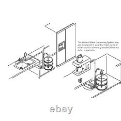 Système de distribution de l'eau en bouteille portable avec pompe de connexion rapide pour cuisine à domicile