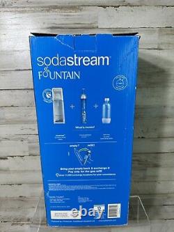 Système de fabrication d'eau pétillante sans fil Sodastream Fountain New Open Box