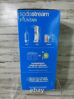 Système de fabrication d'eau pétillante sans fil Sodastream Fountain New Open Box