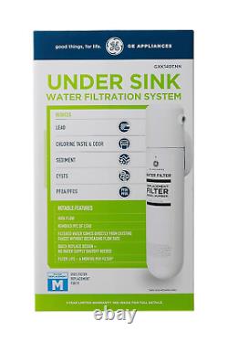 Système de filtration d'eau sous évier Single Sta réduit plus de 95 impuretés, y compris