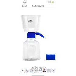 Système de filtration stérile à vide avec filtre de bouteille de 250 ml - Pack de 24