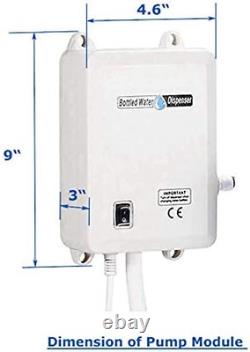 Système de pompe distributeur d'eau en bouteille pour réfrigérateur avec machine à glaçons RV 110V double entrée 5G
