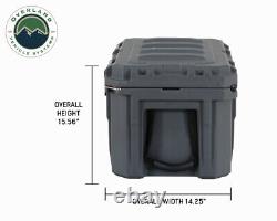 Systèmes De Véhicules Terrestres D. B. S. Dark Grey 53 Qt Boîte À Sec Avec Roues Et Ouvre-bouteille