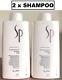 Wella Sp System Professional Scalp Shampooing Clair Bain 1l/1000ml (2 X Bouteilles)